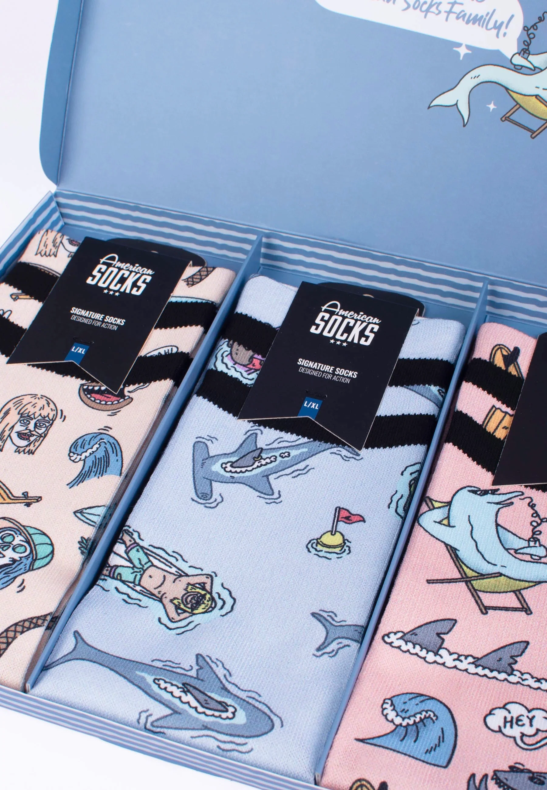American Socks - Stinky Surfer Socks - Giftbox - Image 4