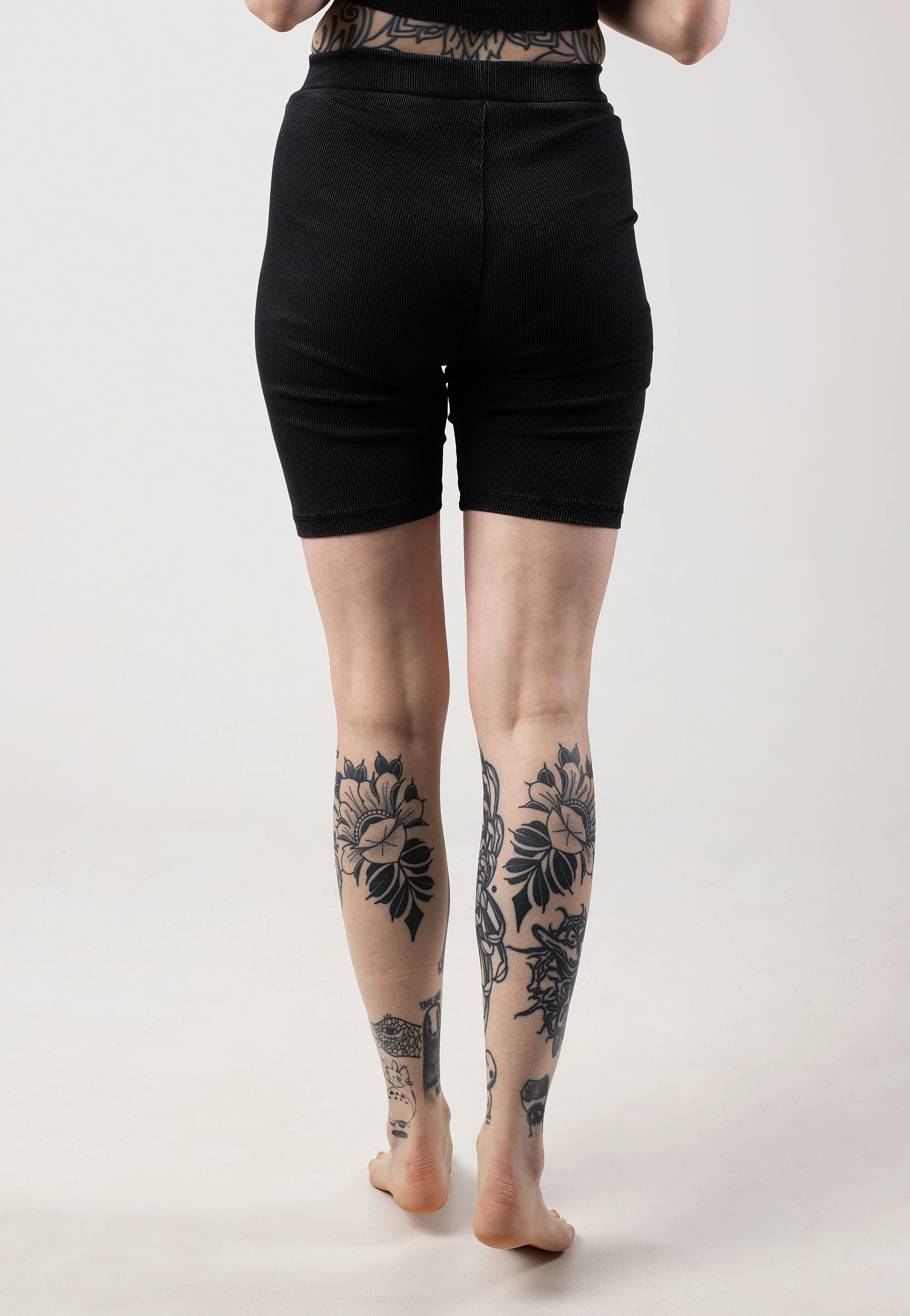 Noisy May - Edda Wash Biker Black Wash - Shorts - Image 6