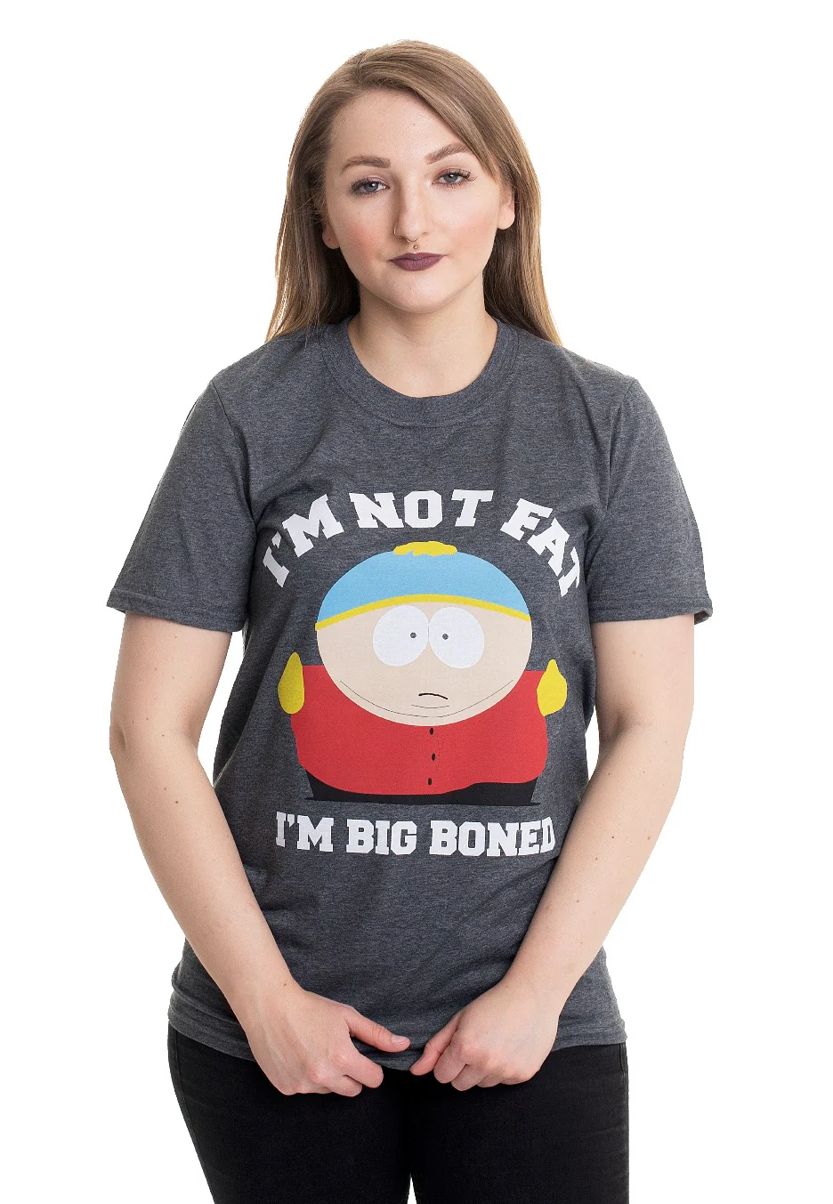 South Park - I'm Not Fat, I'm Big Boned Dark Heather - T-Shirt - Image 5
