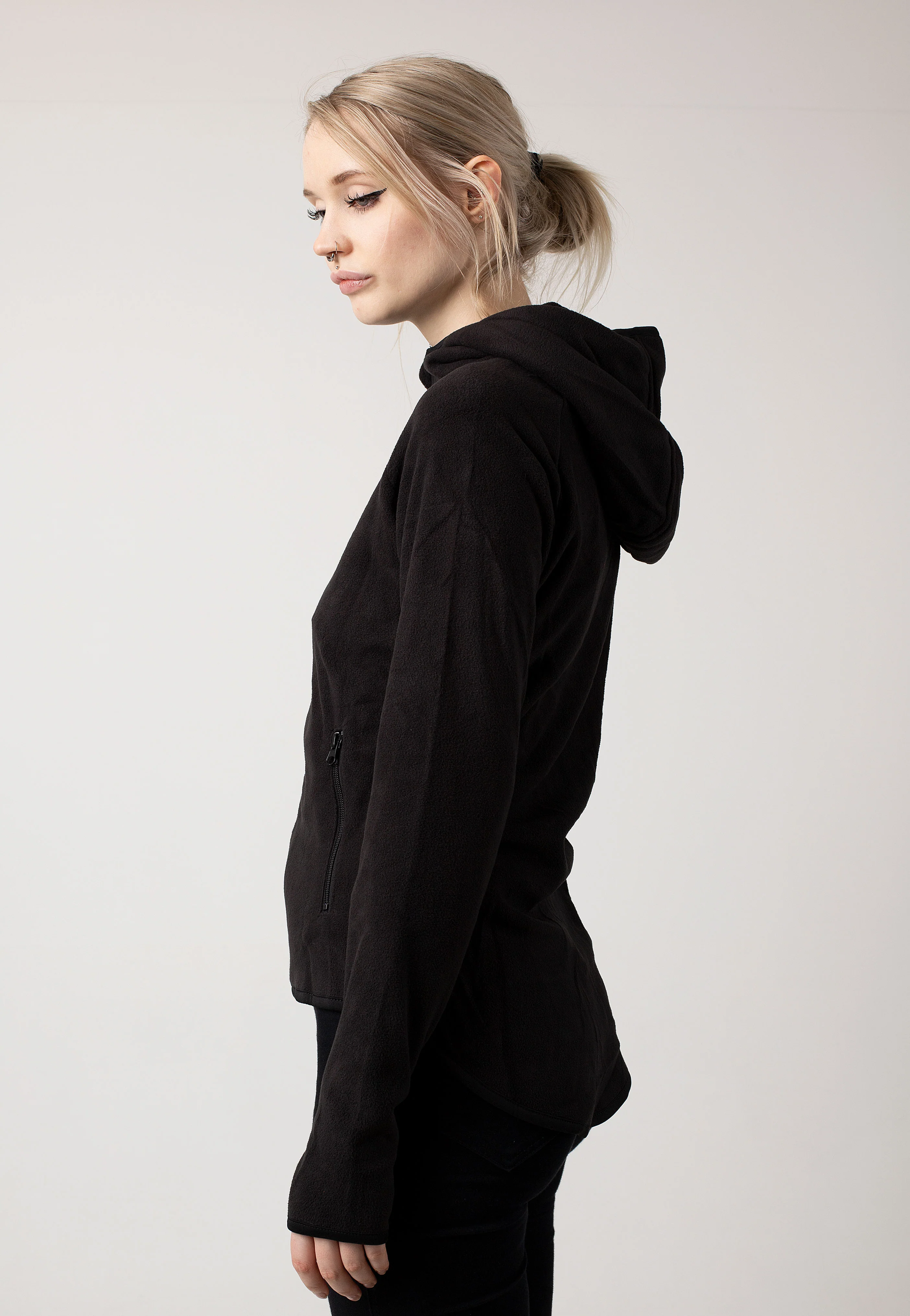 Urban Classics - Polar Fleece Black - Zipper - Image 3